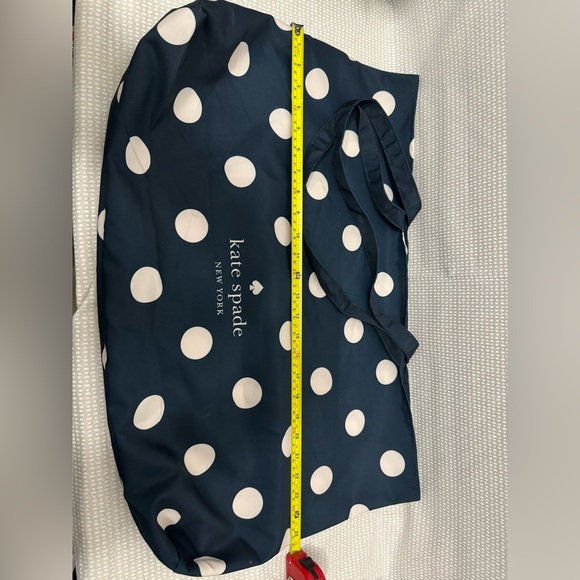 NWOT Kate Spade Polka Dot Foldable Tote - Picture 4 of 7
